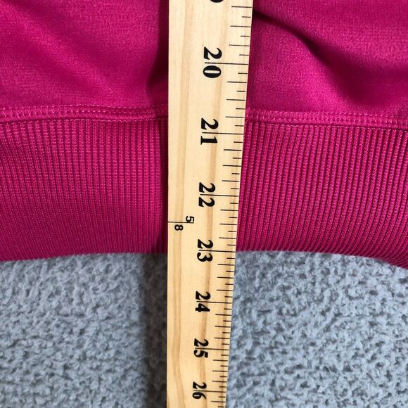 Nike Hoodie Womens Medium Pink Living Strong Therma-Fit Sportswear Pullover Logo - Picture 7 of 7